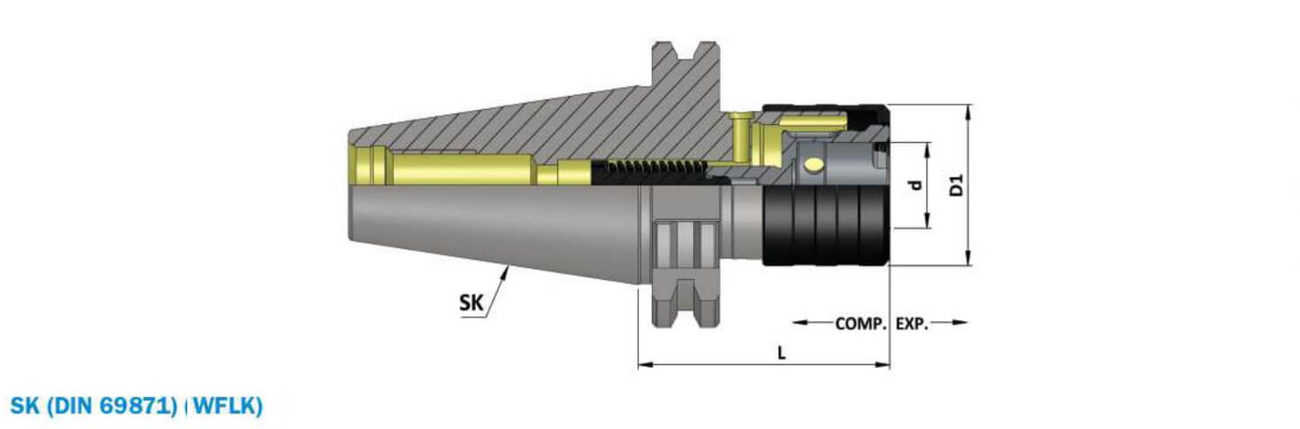 SK50 TWFLK1 60 TAPPING ATTACHMENT